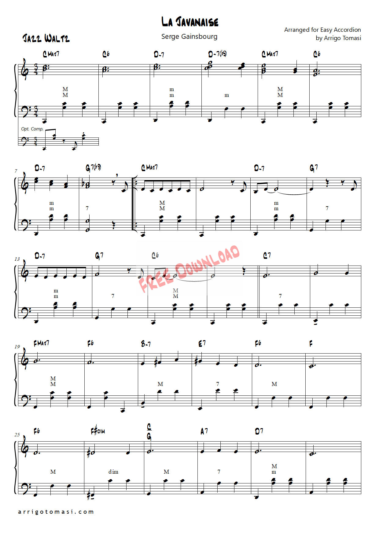 La Javanaise BB - Saxophone Alto 1 PDF